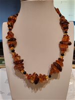 Collier Femme in Ambre Ambra COAM-35